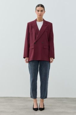 Bordo Blazer Ceket 1806