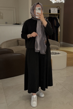 Siyah BASIC BAMBU TAKIM 1804