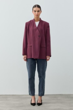 Bordo Tensel Ceket