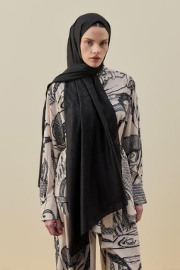Siyah ROYAL MODEST ŞAL 2610