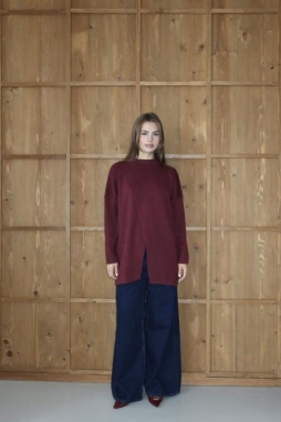 Bordo MAKAS TUNİK 1559