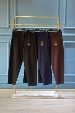 Kahverengi HAVUÇ PAÇA KANVAS PANTOLON