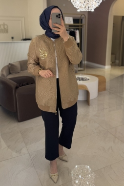 Camel YAPRAK DESENLİ KAPİTONE KAP 6013