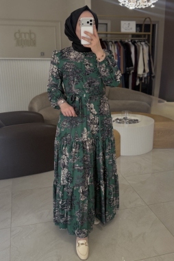 Yeşil BLOOM SERİSİ ELBİSE