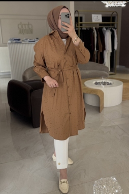 Camel SHİNE UZUN GÖMLEK