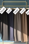 Siyah ELEGANCE BELİ LASTİKLİ DAR PAÇA PANTOLON