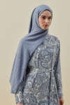 Merwish Buz Mavi Soft Bambu Şal