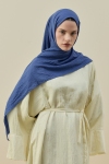 Merwish İndigo Soft Bambu Şal