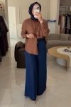 Esswaap Camel Cep Detaylı Gömlek