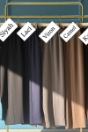 Sentez Grup Kahverengi Elegance Beli Lastikli Dar Paça Pantolon