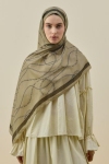 Merwish Bej Crown Şal 2608
