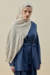 Merwish Ekru Soft Bambu Şal