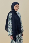 Merwish Lacivert Soft Bambu Şal