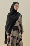 Merwish Siyah Oriantal Elegance Şal 2602