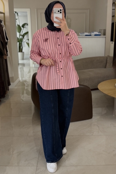 Merwish Lacivert Western Denim 1767