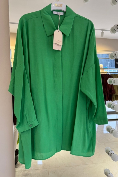 Nuss Benetton Tensel Rahat Gömlek-3001