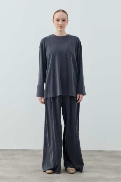 Merwish Lacivert Modal Comfy Takım